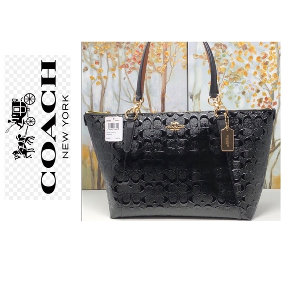 Coach Handbags - NWT Coach signature Ava Patent tote